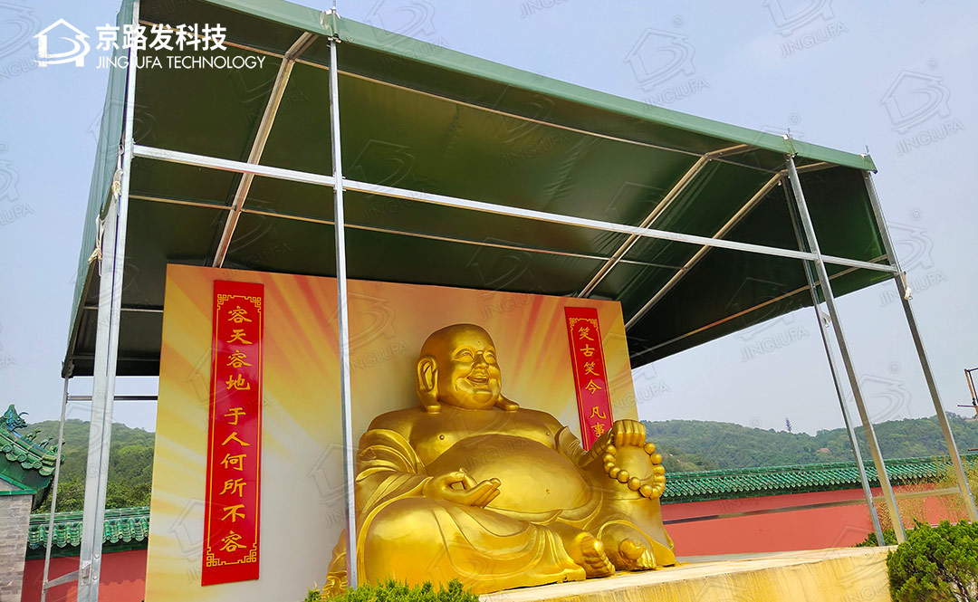 北京寺庙佛像遮雨棚