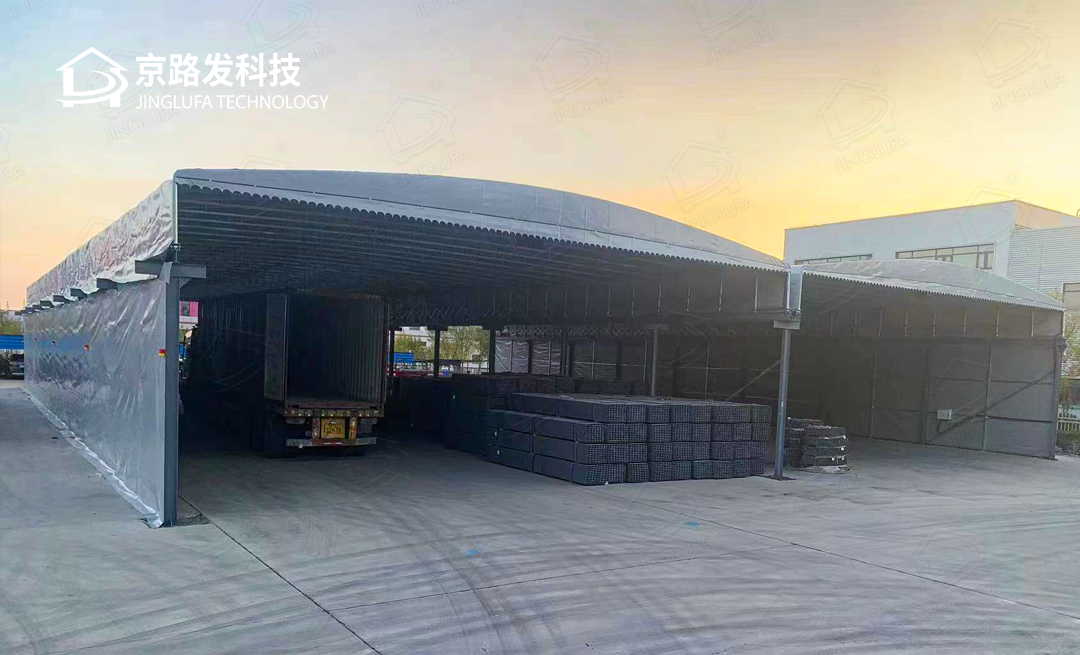 北京市钢管建材公司推拉棚