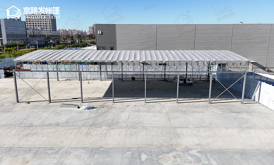 津南区双港老板电器悬空电动推拉棚